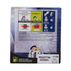Alternative view of شمع سوزنی پایه بلند تی تی پلاتینیوم دنسو اصلی ژاپن PKH20TT-4506