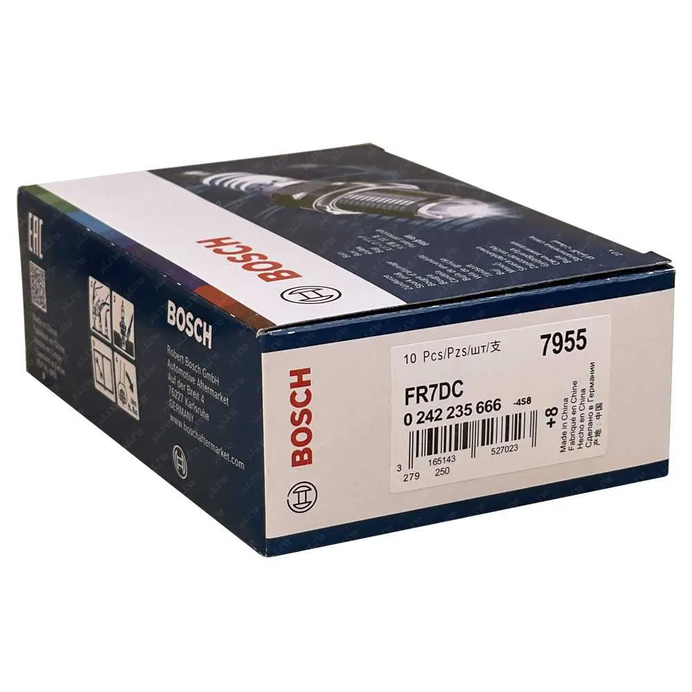 شمع بوش پایه کوتاه FR7DC چین - Image 3