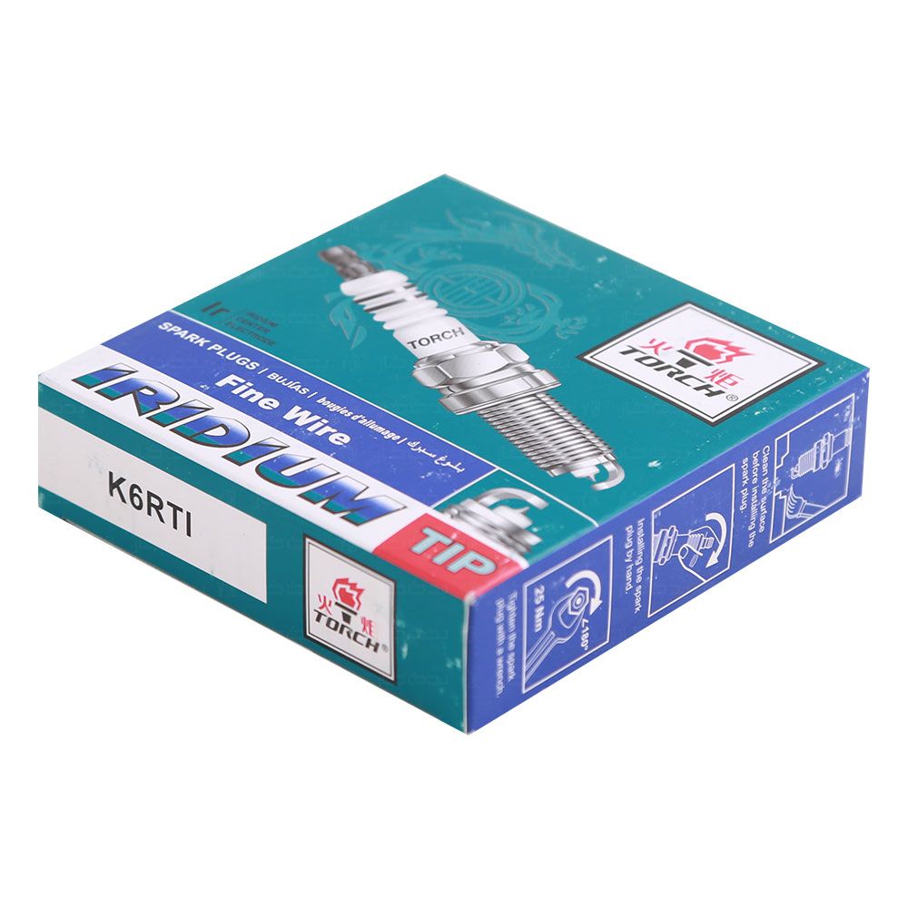شمع سوزنی پایه کوتاه ایریدیم تورچ K6RTI اصلی - Image 4